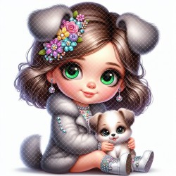 кабошон пластик № 77