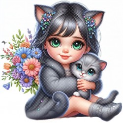 кабошон пластик №136