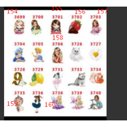 кабошон пластик 154-160