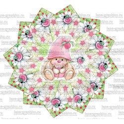 лента ширина 2,5 см № 64