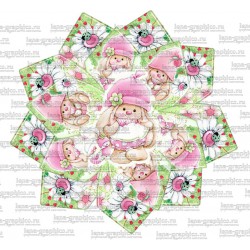 лента ширина 2,5 см № 65