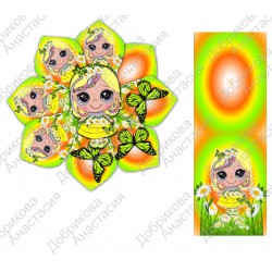 лента с рисунком ширина 2,5...