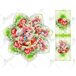 лента репс с рисунком...