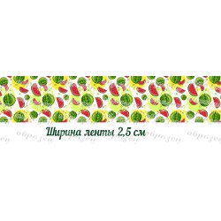лента репс с рисунком...