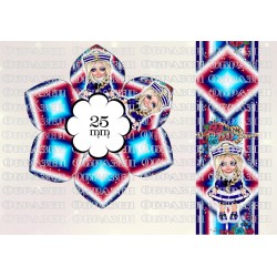 лента репс с рисунком...