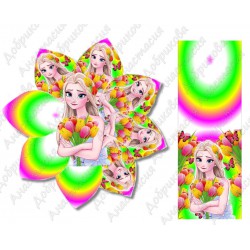 лента репс с рисунком...